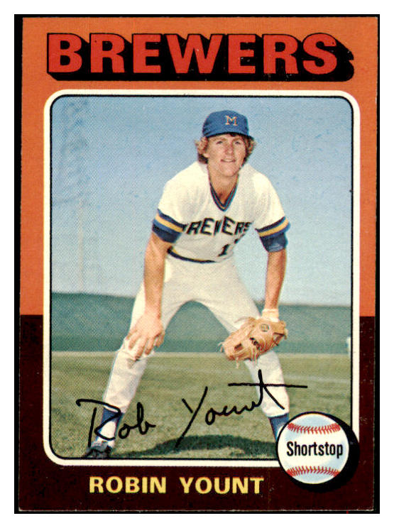 1975 Topps Baseball #223 Robin Yount Brewers EX-MT 517097