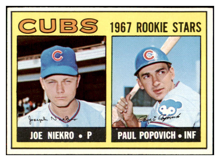 1967 Topps Baseball #536 Joe Niekro Cubs EX-MT/NR-MT 517103