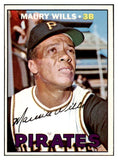 1967 Topps Baseball #570 Maury Wills Pirates NR-MT 517104