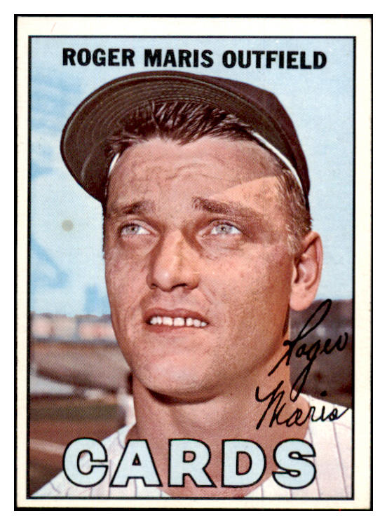 1967 Topps Baseball #045 Roger Maris Cardinals EX-MT/NR-MT 517107