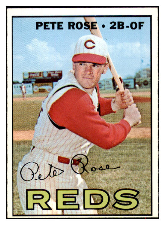 1967 Topps Baseball #430 Pete Rose Reds EX-MT oc 517108