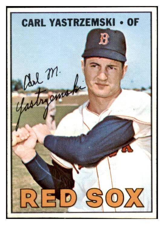 1967 Topps Baseball #355 Carl Yastrzemski Red Sox EX-MT 517111