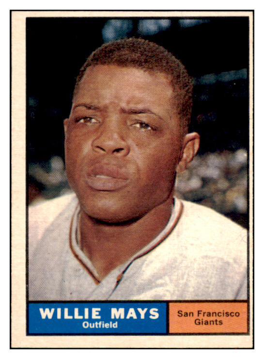 1961 Topps Baseball #150 Willie Mays Giants EX-MT 517123