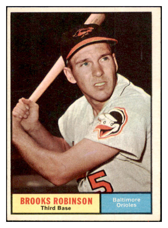 1961 Topps Baseball #010 Brooks Robinson Orioles EX-MT 517124