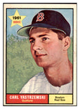 1961 Topps Baseball #287 Carl Yastrzemski Red Sox EX-MT 517126