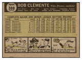 1961 Topps Baseball #388 Roberto Clemente Pirates EX+/EX-MT 517128