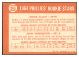 1964 Topps Baseball #243 Richie Allen Phillies VG-EX 517144