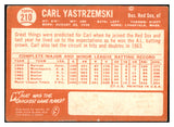 1964 Topps Baseball #210 Carl Yastrzemski Red Sox VG-EX 517147