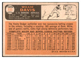 1966 Topps Baseball #535 Willie Davis Dodgers VG-EX 517152