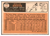 1966 Topps Baseball #535 Willie Davis Dodgers VG 517153