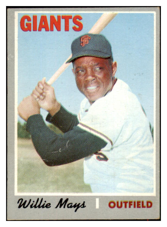 1970 Topps Baseball #600 Willie Mays Giants EX+/EX-MT 517158