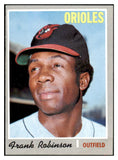 1970 Topps Baseball #700 Frank Robinson Orioles NR-MT 517159