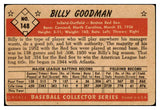 1953 Bowman Color Baseball #148 Billy Goodman Red Sox VG 517164