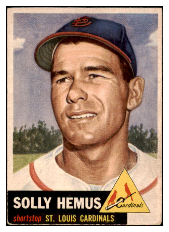 1953 Topps Baseball #231 Solly Hemus Cardinals VG-EX 517165