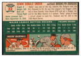 1954 Topps Baseball #032 Duke Snider Dodgers EX 517171