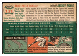 1954 Topps Baseball #131 Reno Bertoia Tigers VG-EX 517174