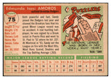 1955 Topps Baseball #075 Sandy Amoros Dodgers VG 517178