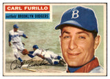 1956 Topps Baseball #190 Carl Furillo Dodgers EX-MT 517187