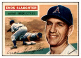 1956 Topps Baseball #109 Enos Slaughter A's EX-MT Gray 517188