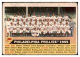 1956 Topps Baseball #072 Philadelphia Phillies Team Good Dated 517208