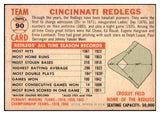 1956 Topps Baseball #090 Cincinnati Reds Team EX-MT Dated 517209