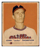 1949 Bowman Baseball #161 Jocko Thompson Phillies VG 517211