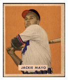 1949 Bowman Baseball #228 Jackie Mayo Phillies EX-MT 517221