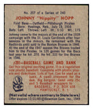 1949 Bowman Baseball #207 Johnny Hopp Pirates EX-MT 517222