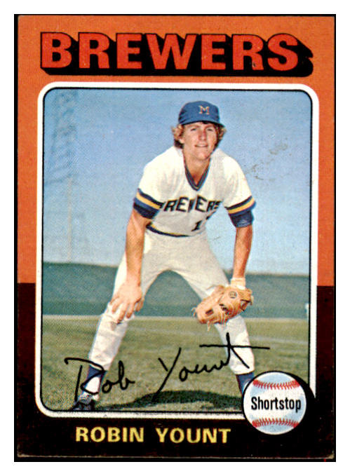 1975 Topps Mini Baseball #223 Robin Yount Brewers EX-MT 517223