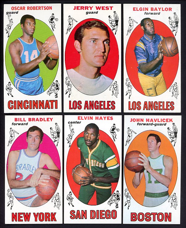 1969 Topps Basketball Complete Set EX/EX+ Alcindor Chamberlain 517230