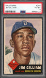 1953 Topps Baseball #258 Jim Gilliam Dodgers PSA 4 VG-EX 517274