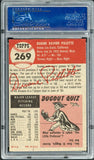 1953 Topps Baseball #269 Duane Pillette Browns PSA 4 VG-EX 517276