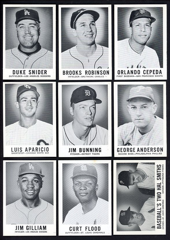 1960 Leaf Baseball Complete Set EX-MT Snider Robinson Cepeda 517284