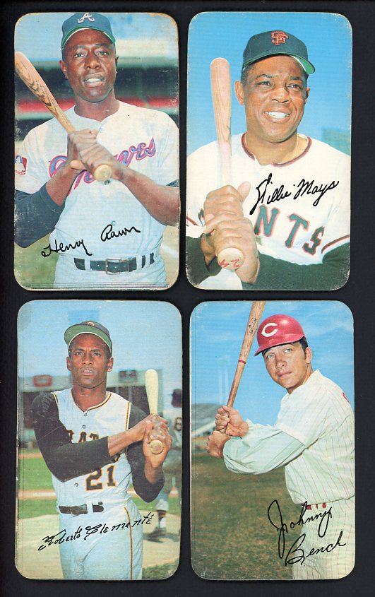 1970 Topps Super Baseball Complete Set EX/EX+ Clemente Bench 517290