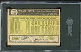 1961 Topps Baseball #150 Willie Mays Giants SGC 5 EX 517309