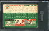 1954 Topps Baseball #090 Willie Mays Giants SGC 3 VG 517313