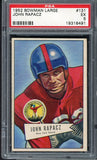 1952 Bowman Large Football #131 John Rapacz Giants PSA 5 EX 517319