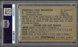 1952 Bowman Large Football #001 Norm Van Brocklin Rams PSA 2 GD 517323