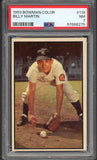 1953 Bowman Color Baseball #119 Billy Martin Yankees PSA 7 NM 517347