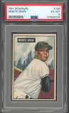 1951 Bowman Baseball #198 Monte Irvin Giants PSA 6 EX-MT 517350