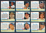 1962 Post Set Lot 9 Diff EX-MT Angels Kluszewski Pearson 517373