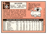 1969 Topps Baseball #482 Jim Gosger Pilots EX White Letter 517386