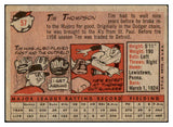 1958 Topps Baseball #057 Tim Thompson Tigers VG-EX Yellow Letter 517419