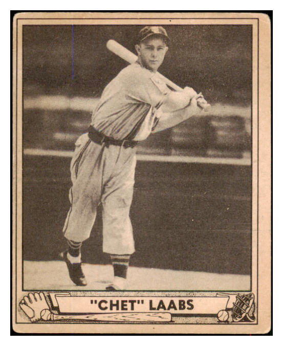 1940 Play Ball #206 Chet Laabs Browns VG-EX 517438