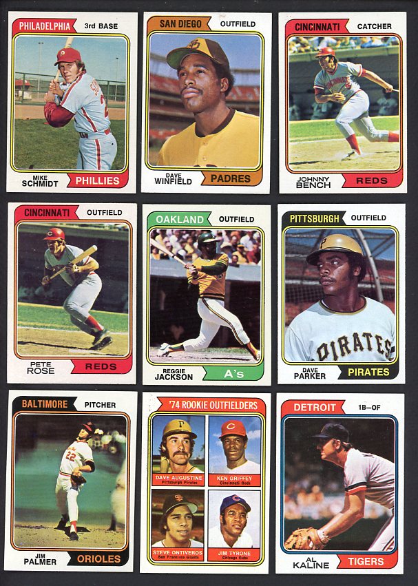 1974 Topps Baseball Complete Set EX-MT/NR-MT Winfield Aaron 517465