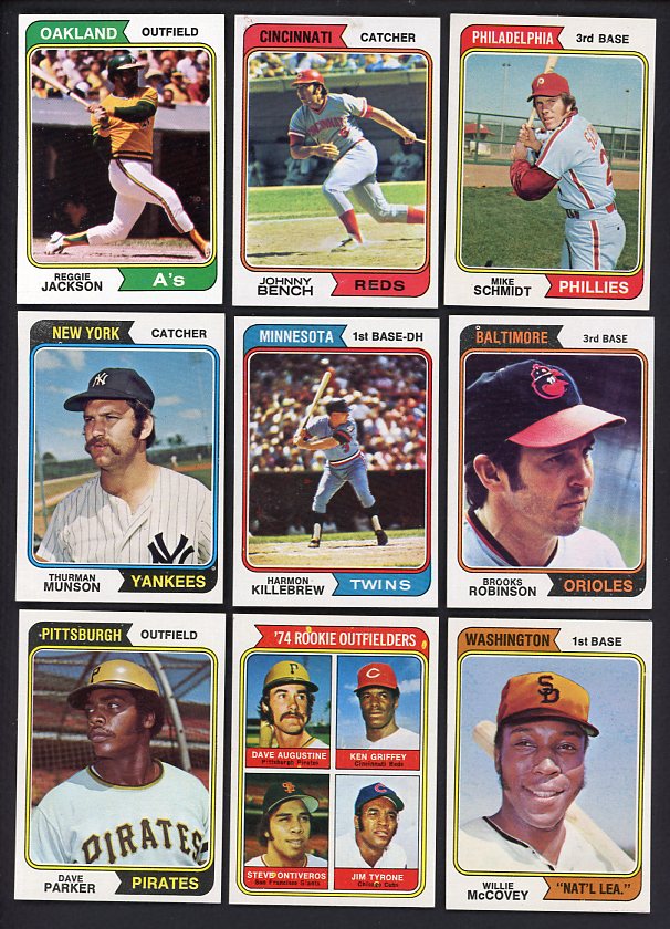 1974 Topps Baseball Complete Set EX-MT/NR-MT Aaron Winfield 517467