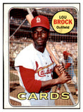 1969 Topps Baseball #085 Lou Brock Cardinals EX 517475