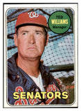 1969 Topps Baseball #650 Ted Williams Senators EX-MT 517478