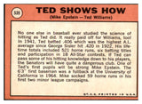 1969 Topps Baseball #539 Ted Williams Mike Epstein EX-MT 517488