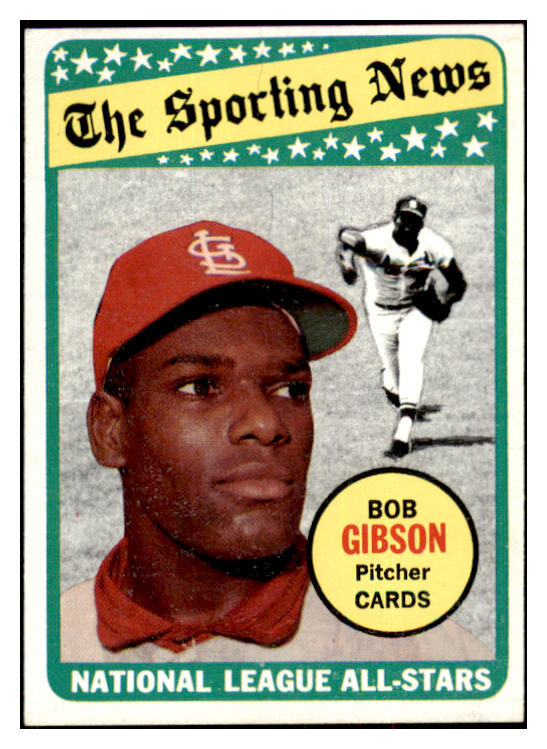 1969 Topps Baseball #432 Bob Gibson A.S. Cardinals EX-MT 517489